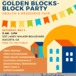 Golden Blocks Block Party Health and Resource Fair